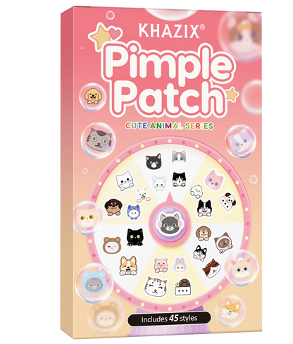 45pcs Cartoon acne patch, cute cat-shaped facial concealer acne patch, safe, non-toxic, gentle and non-irritating.