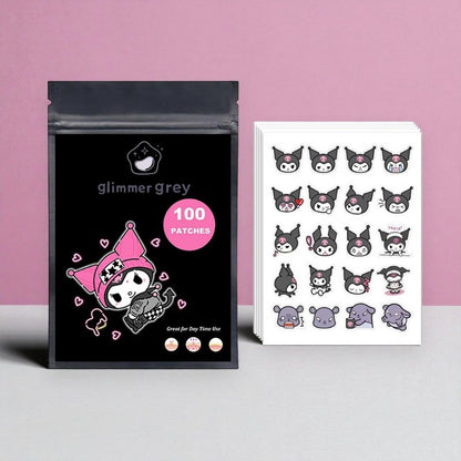 Glimmer Grey Sanrio Hello Kitty Kuromi Acne Patches Removal Pimple Patches Spots Marks Concealer